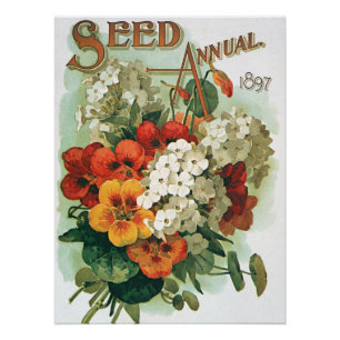 Oude omslagillustratie van Eastman's zaadcatalogus Poster