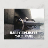 Oude onderzeeër briefkaart (Voorkant)