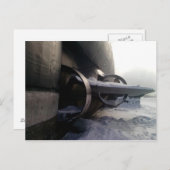 Oude onderzeeër briefkaart (Voorkant / Achterkant)