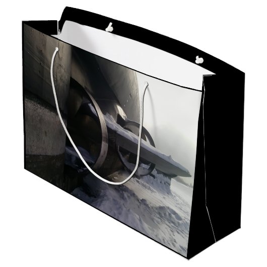 Oude onderzeeër groot cadeauzakje (Achterkant Gekanteld)