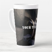 Oude onderzeeër latte mok (Linkerhoek)