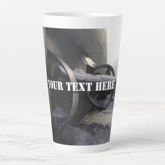 Oude onderzeeër latte mok (Voorkant)