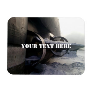 Oude onderzeeër magneet