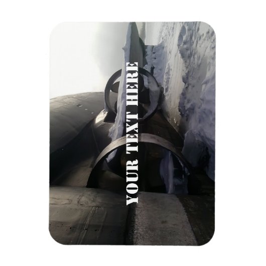 Oude onderzeeër magneet (Verticaal)