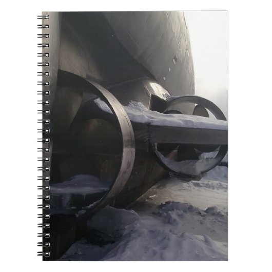 Oude onderzeeër notitieboek (Voorkant)