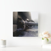 Oude onderzeeër vierkante klok (Huis)