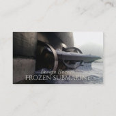 Oude onderzeeër visitekaartje (Achterkant)