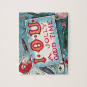 Oude ondeugden Feest, gokken drinken roken Legpuzzel (Verticaal)