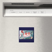 Oude ondeugden Feest, gokken drinken roken Magneet (Insitu (Vaatwasser))