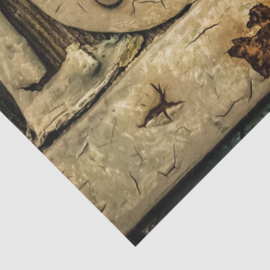 Oude ontkoppeling van de deurscharnier 20x30 tissuepapier (Detail)