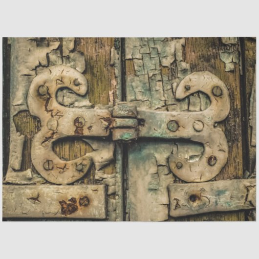 Oude  ontkoppeling van de deurscharnier 20x30 tissuepapier (Voorkant)