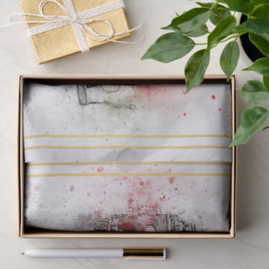 Oude ontvlechting van de vrachtwagen tissuepapier (Geschenk)