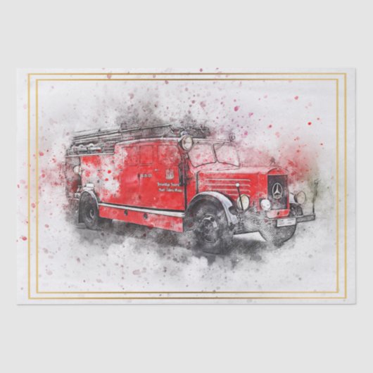 Oude ontvlechting van de vrachtwagen tissuepapier (Voorkant)