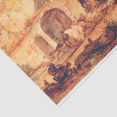 Oude ontwapeningspagina tissuepapier (Detail)