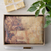 Oude ontwapeningspagina tissuepapier (Geschenk)