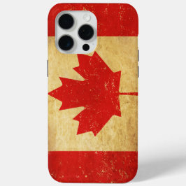 Oude Ontwerp Canadese Vlag iPhone 15 Pro Max Hoesje
