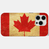 Oude Ontwerp Canadese Vlag Case-Mate iPhone Case (Achterkant (horizontaal))