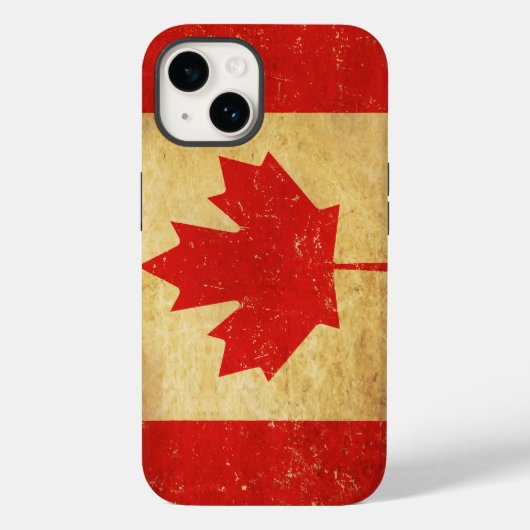 Oude ontwerpvlag van Canada Case-Mate iPhone Case (Achterkant)