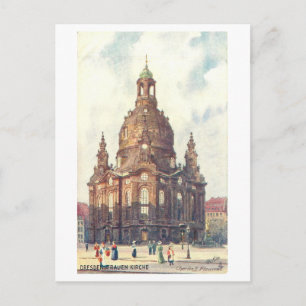 Oude Onze-Lieve-Vrouwekerk, Dresden, Duitsland Briefkaart