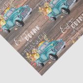Oude Oogsttruck | Herfst Tissuepapier (Detail)