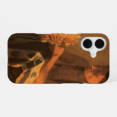 Oude Oorlogshoed door Joseph Henry Sharp iPhone 16 Hoesje (Achterkant horizontaal)
