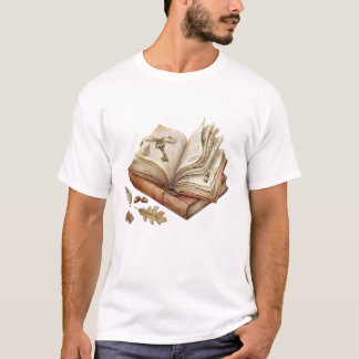 Oude open boek met magische sleutel Verhalen Essay T-shirt