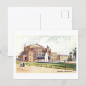 Oude Operahuis, Dresden, Duitsland Briefkaart (Voorkant / Achterkant)