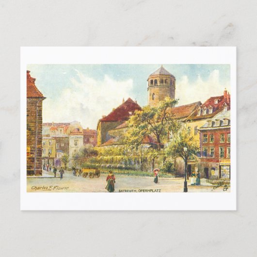 Oude operahuizen, Bayreuth, Duitsland Briefkaart (Voorkant)