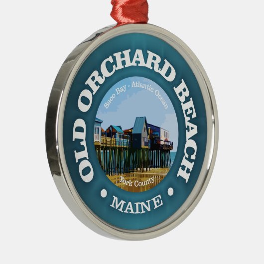 Oude Orchard Beach (C) Metalen Ornament (Rechts)