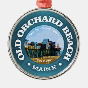 Oude Orchard Beach (C) Metalen Ornament