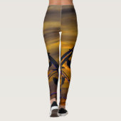 Oude Orchard Beach Sunset Leggings (Achterkant)