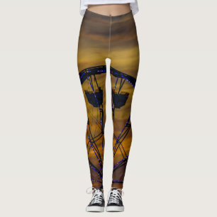 Oude Orchard Beach Sunset Leggings