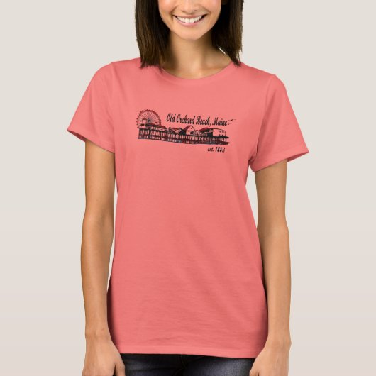 Oude Orchard Beach. T-shirt (Voorkant)