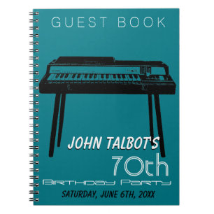 Oude organisatie 70ste verjaardag GuestBook Notitieboek