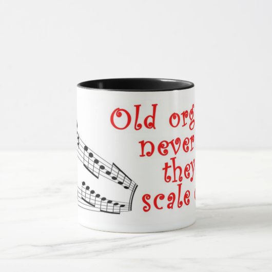 "Oude organisisten sterven nooit" mok (Midden)