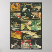 Oude Ornamenten voor radiatoren Poster (Voorkant)