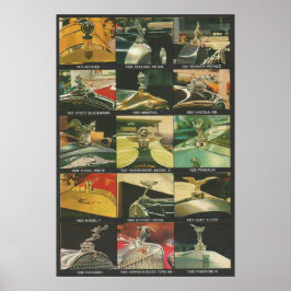 Oude Ornamenten voor radiatoren Poster