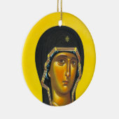 Oude orthodoxe icoon keramisch ornament (Rechts)