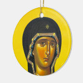 Oude orthodoxe icoon keramisch ornament (Links)