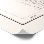 Oude Ouachita National Forest Map (1970) Poster (Hoek)