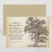  oude oude bruiloftsuitnodigingen kaart (Voorkant / Achterkant)