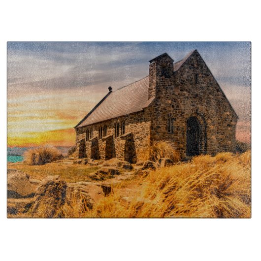 Oude Oude Kerk op de vlakken Snijplank (Voorkant)