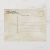  Oude Oude Oude Oude Oude Leeftijd sparen de Foto  Aankondigingskaart (Achterkant)