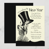 Oude Oude Partij van het Jaar van de Roaring 20 Kaart (Voorkant / Achterkant)