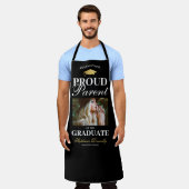 Oude ouder van de Afstuderen foto BBQ Schort (Gedragen)