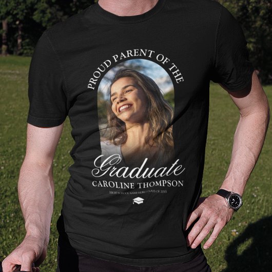 Oude ouder van de Afstuderen Foto T-shirt