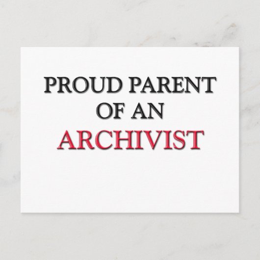 Oude ouder van een ARCHIVIST Briefkaart (Voorkant)