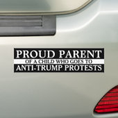 Oude ouder van een kind - antitrump-protesten bumpersticker (Op auto)