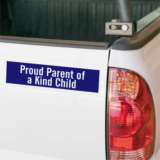 Oude ouder van een Kind Bumpersticker (Op Truck)
