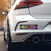 Oude ouder van een kind in de LGBTQ-gemeenschap Bumpersticker